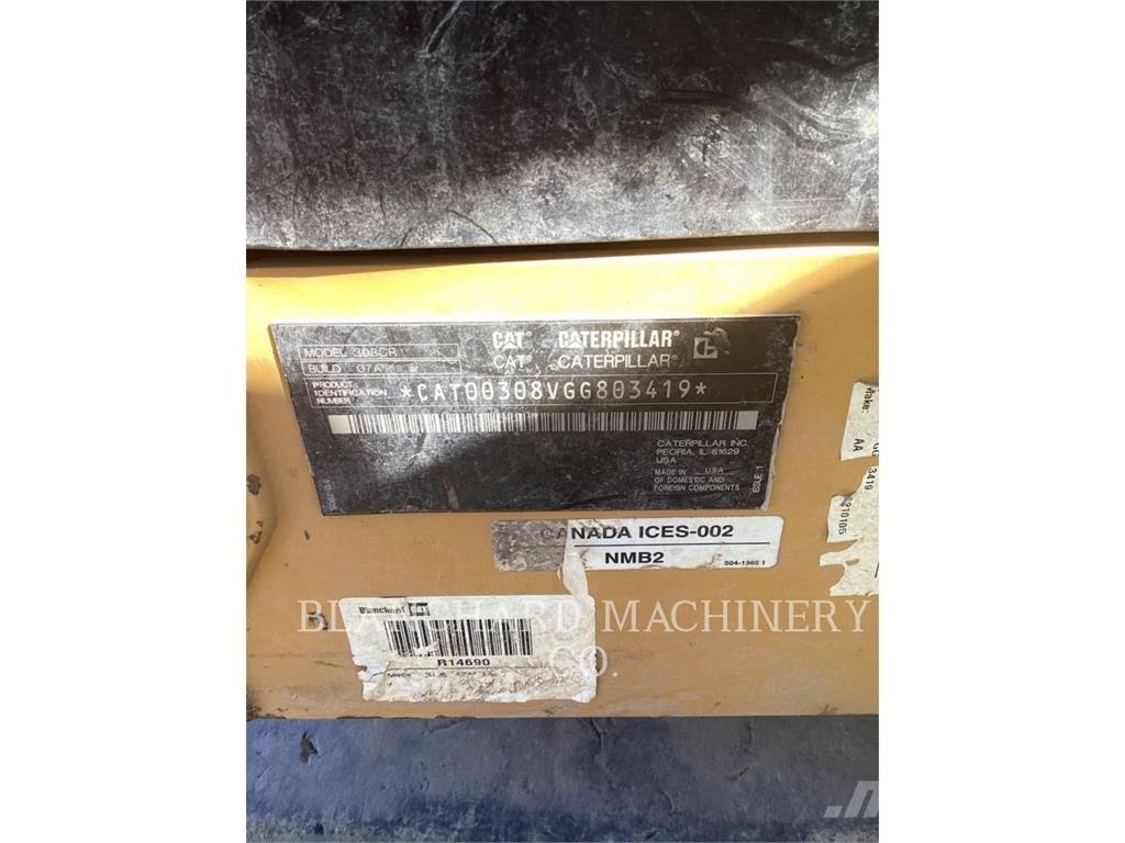 CAT 308CR Excavadoras sobre orugas