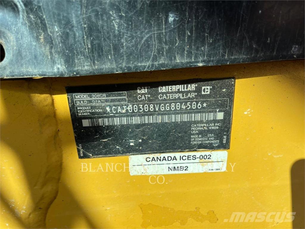 CAT 308CR Excavadoras sobre orugas