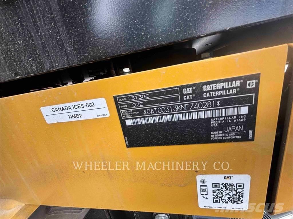 CAT 313 GC CF Excavadoras sobre orugas