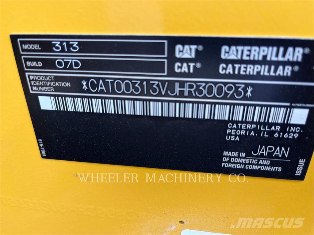 CAT 313 TH Excavadoras sobre orugas