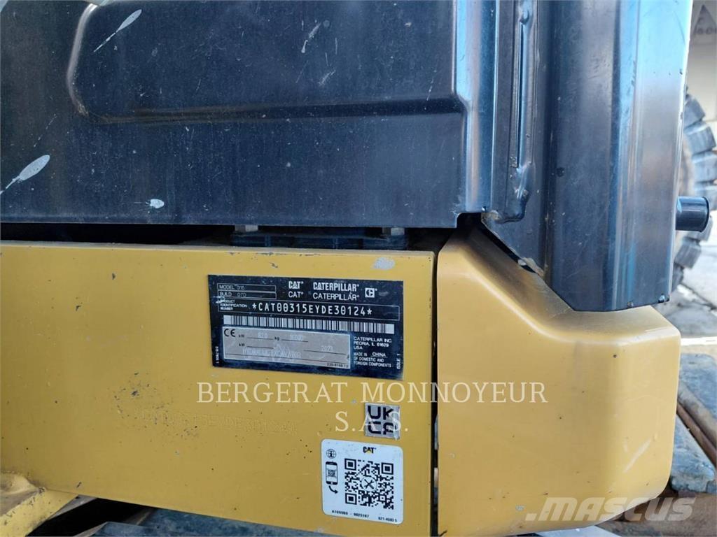 CAT 315 Excavadoras sobre orugas