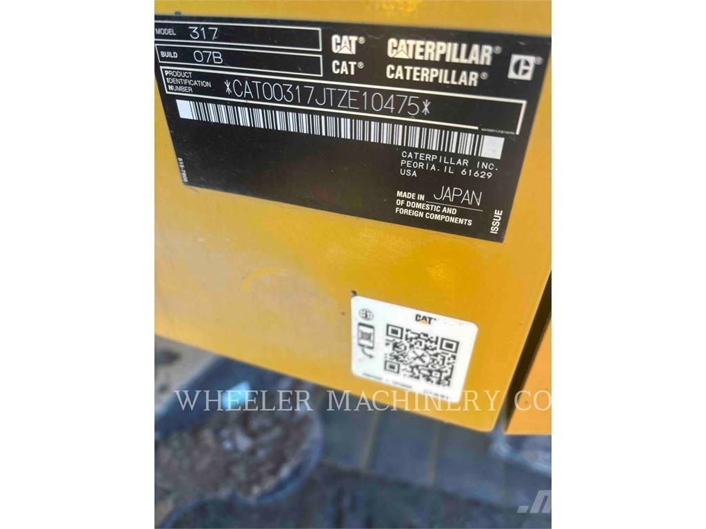 CAT 317 CF Excavadoras sobre orugas
