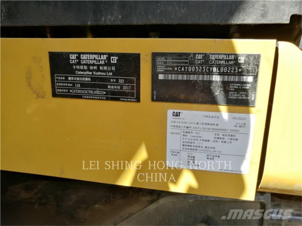 CAT 323-07 Excavadoras sobre orugas