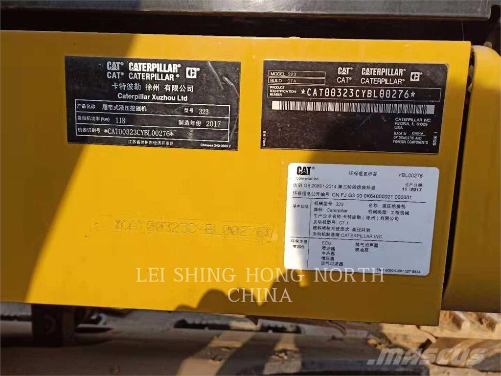 CAT 323-07 Excavadoras sobre orugas