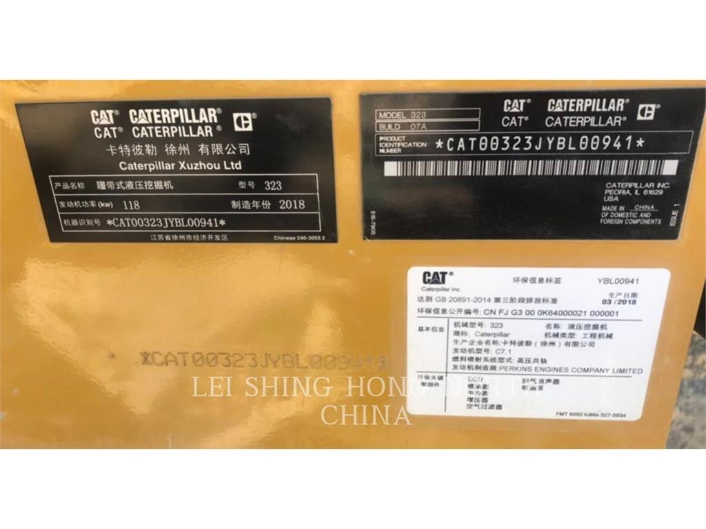 CAT 323-07 Excavadoras sobre orugas