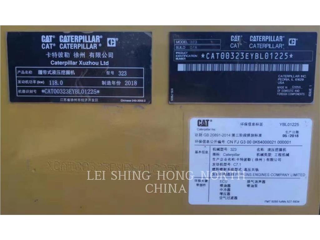 CAT 323-07 Excavadoras sobre orugas