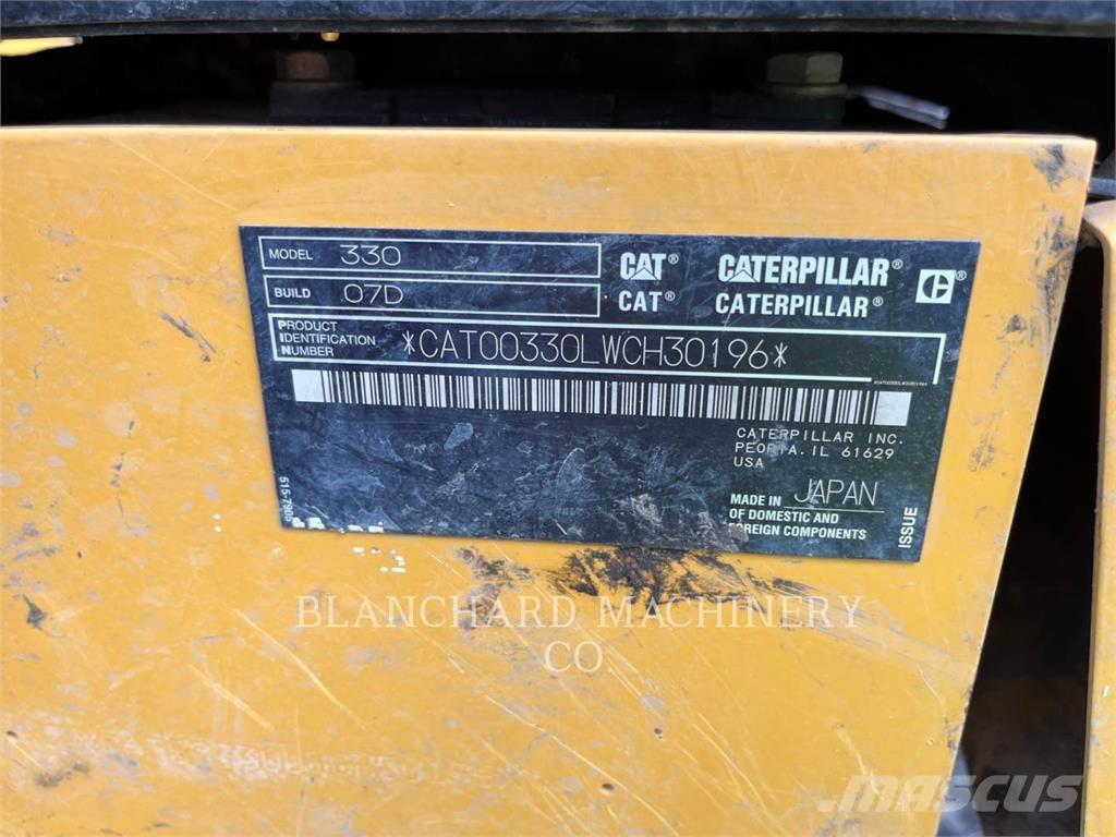 CAT 330 Excavadoras sobre orugas