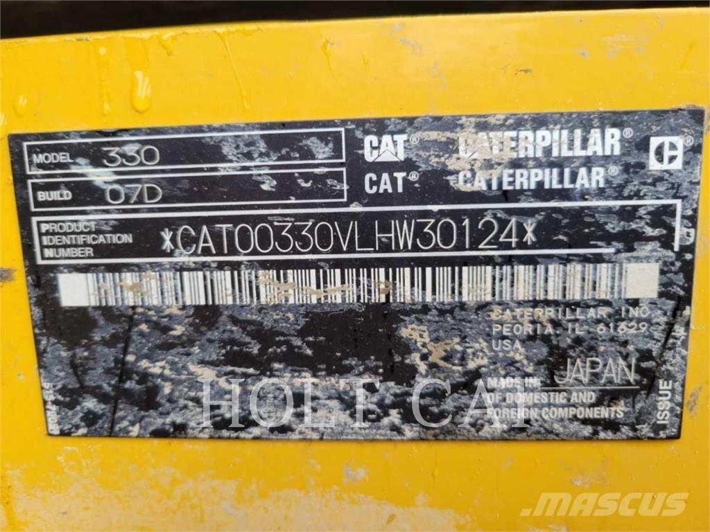 CAT 330 TC Excavadoras sobre orugas
