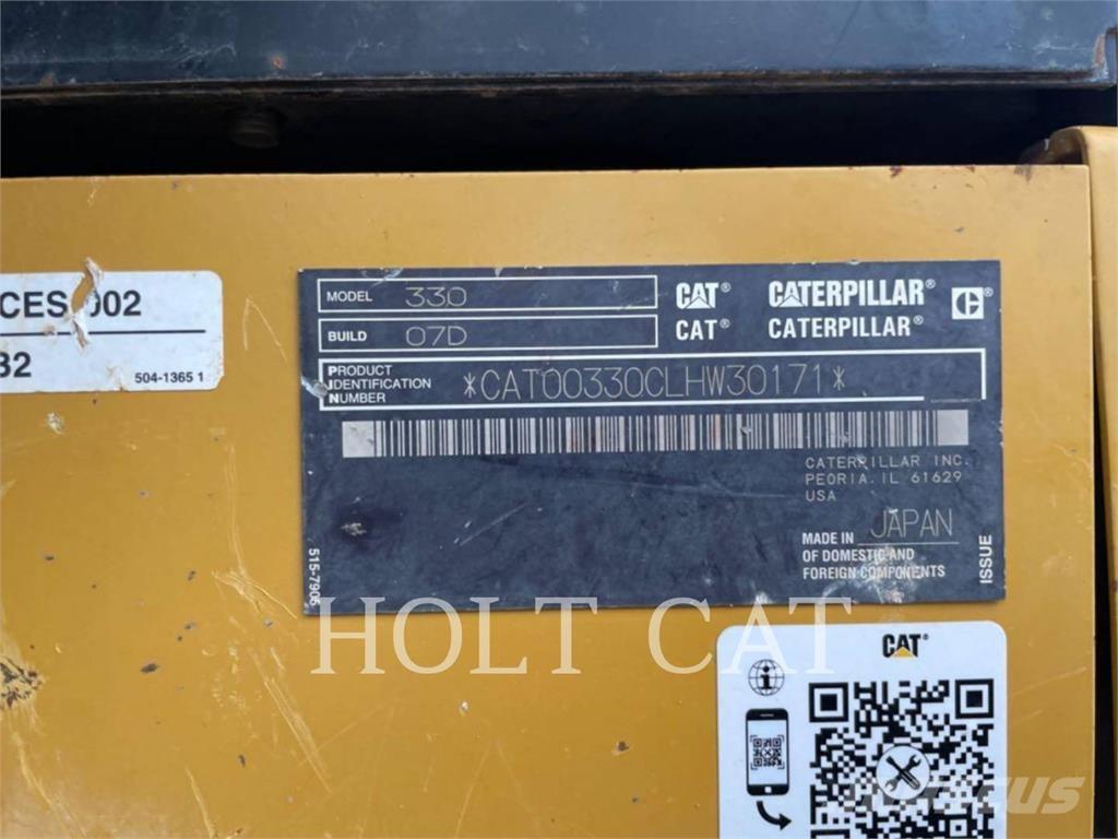 CAT 330 TC Excavadoras sobre orugas