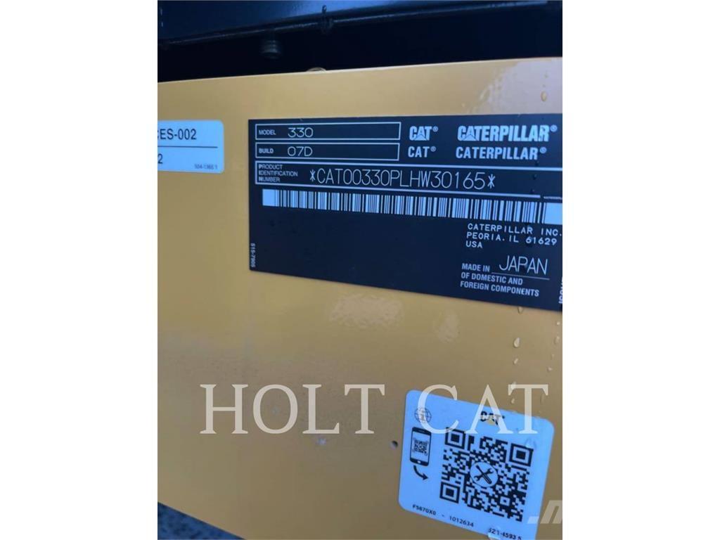 CAT 330 TC Excavadoras sobre orugas