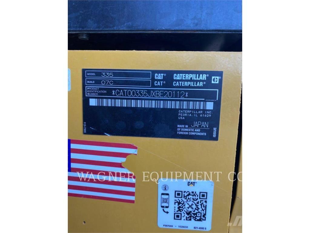 CAT 335 THB Excavadoras sobre orugas