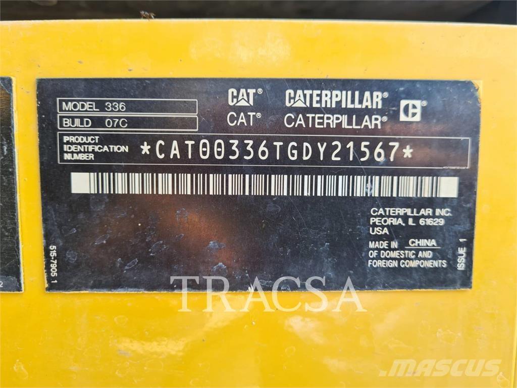 CAT 336 Excavadoras sobre orugas