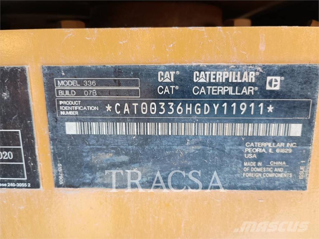 CAT 336 Excavadoras sobre orugas