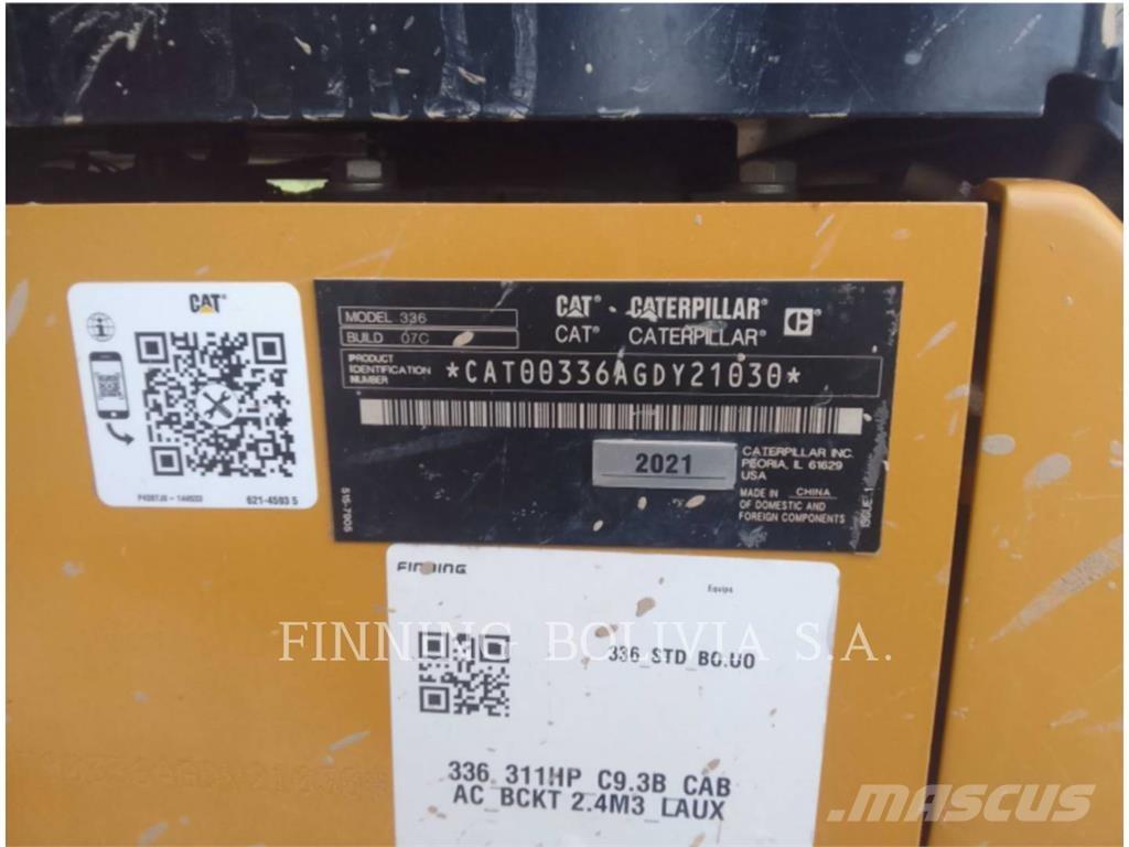 CAT 336-07 Excavadoras sobre orugas
