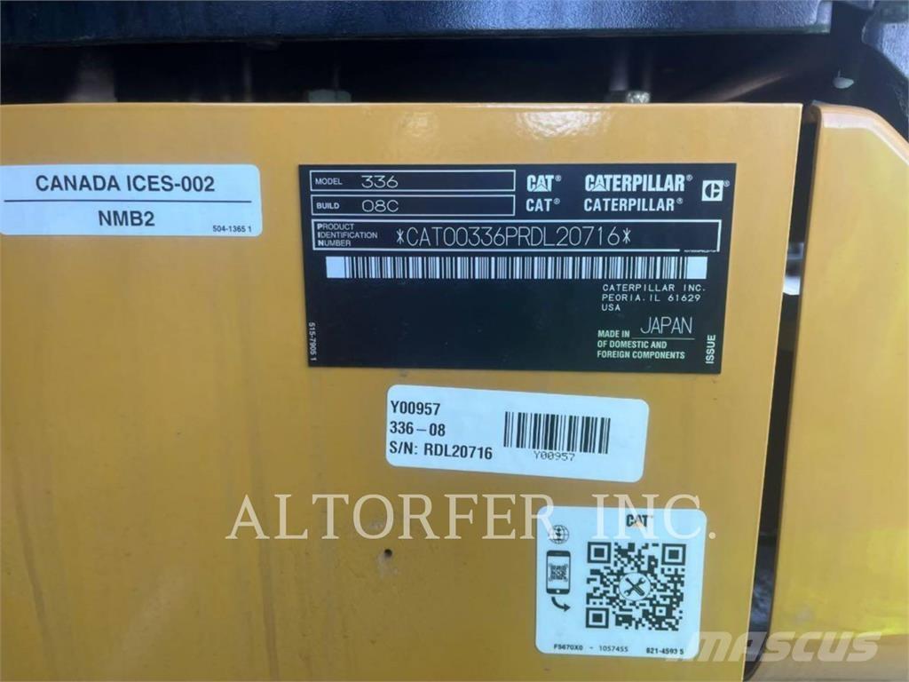 CAT 336-08 Excavadoras sobre orugas