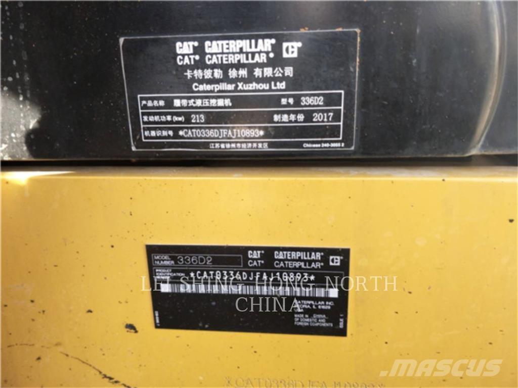 CAT 336D2 Excavadoras sobre orugas
