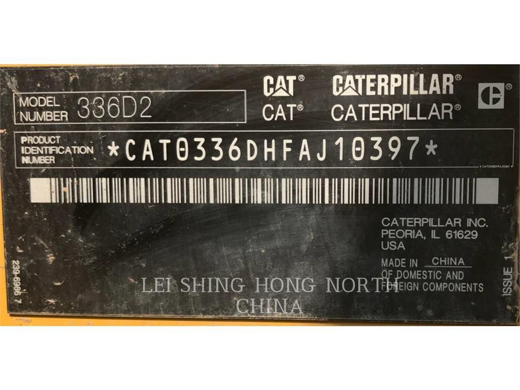 CAT 336D2 Excavadoras sobre orugas