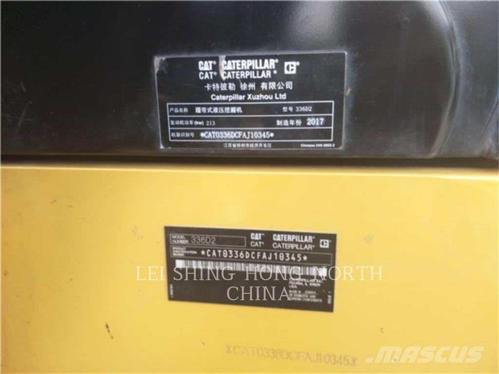 CAT 336D2 Excavadoras sobre orugas