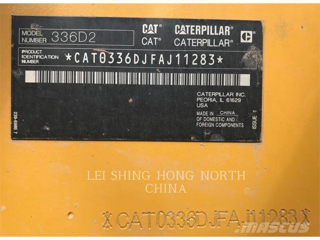CAT 336D2 Excavadoras sobre orugas