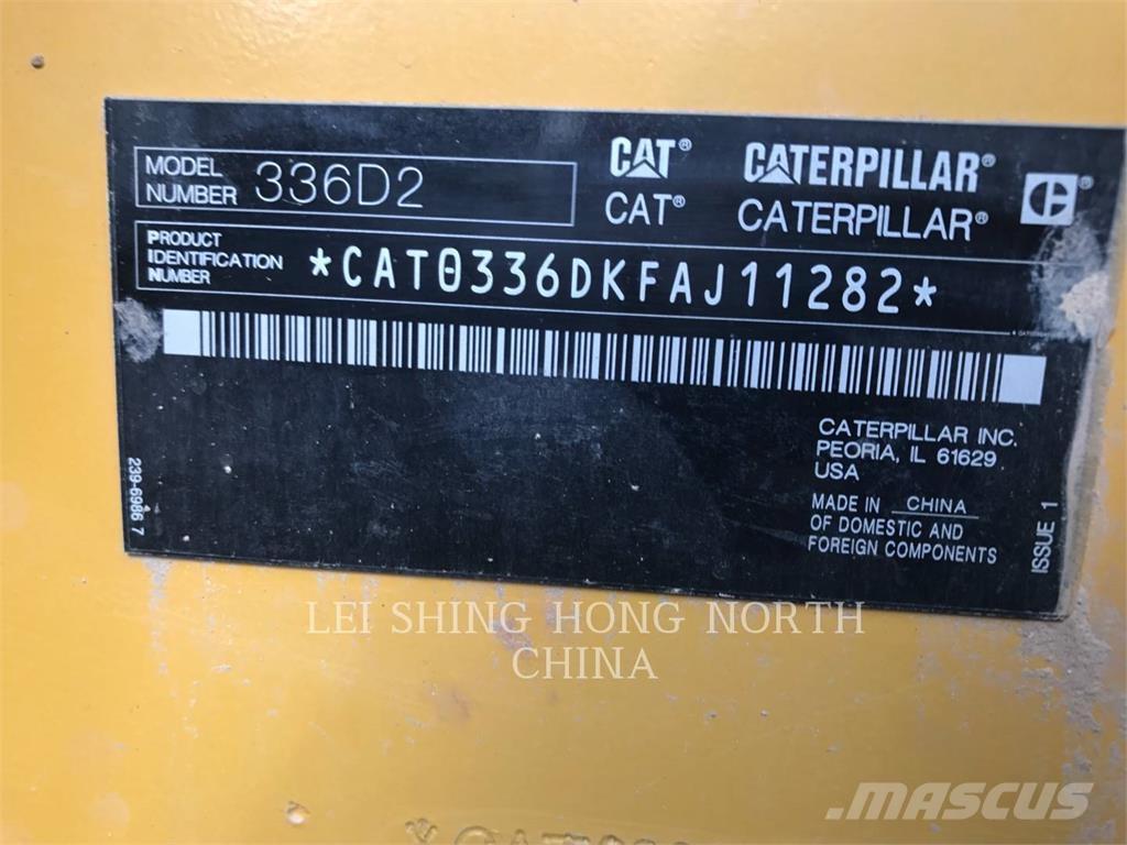 CAT 336D2 Excavadoras sobre orugas