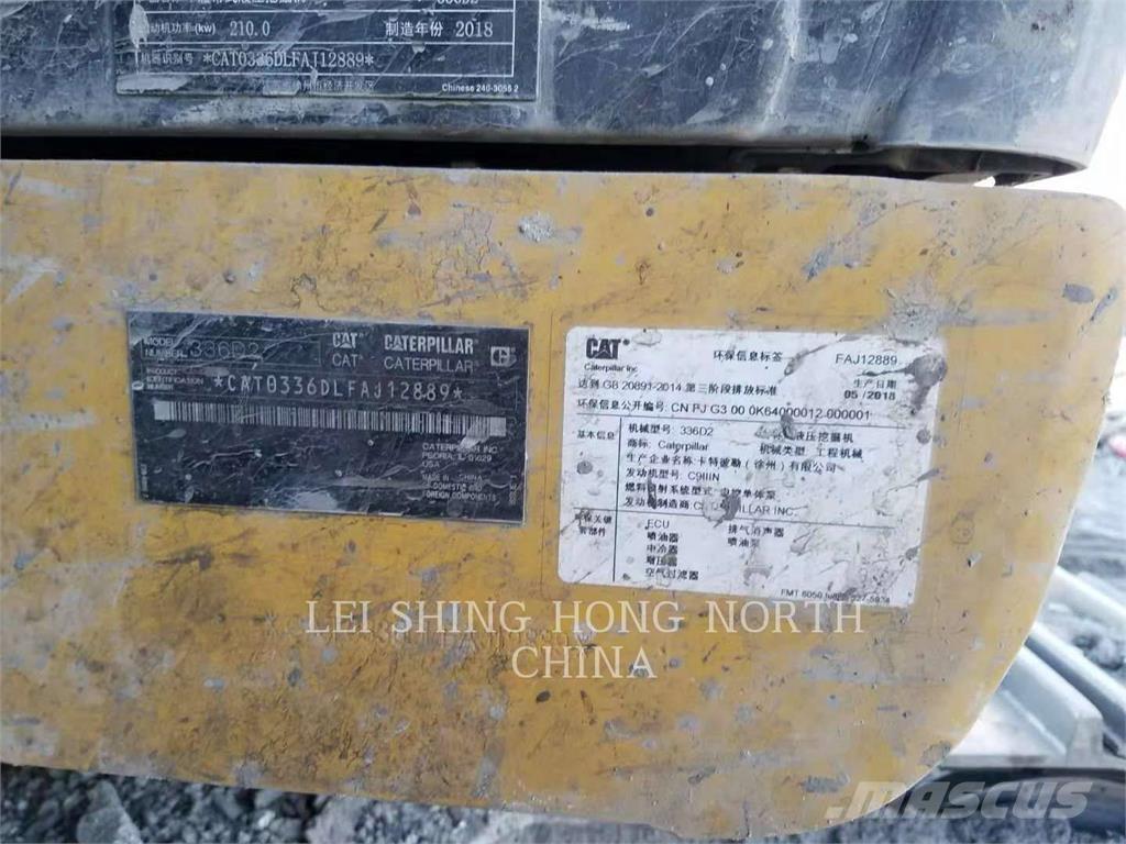 CAT 336D2 Excavadoras sobre orugas