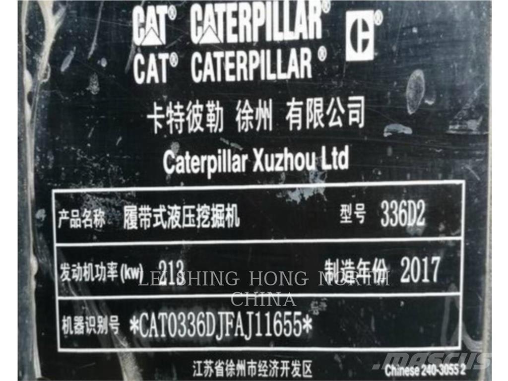 CAT 336D2 Excavadoras sobre orugas