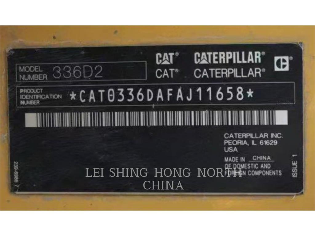 CAT 336D2 Excavadoras sobre orugas