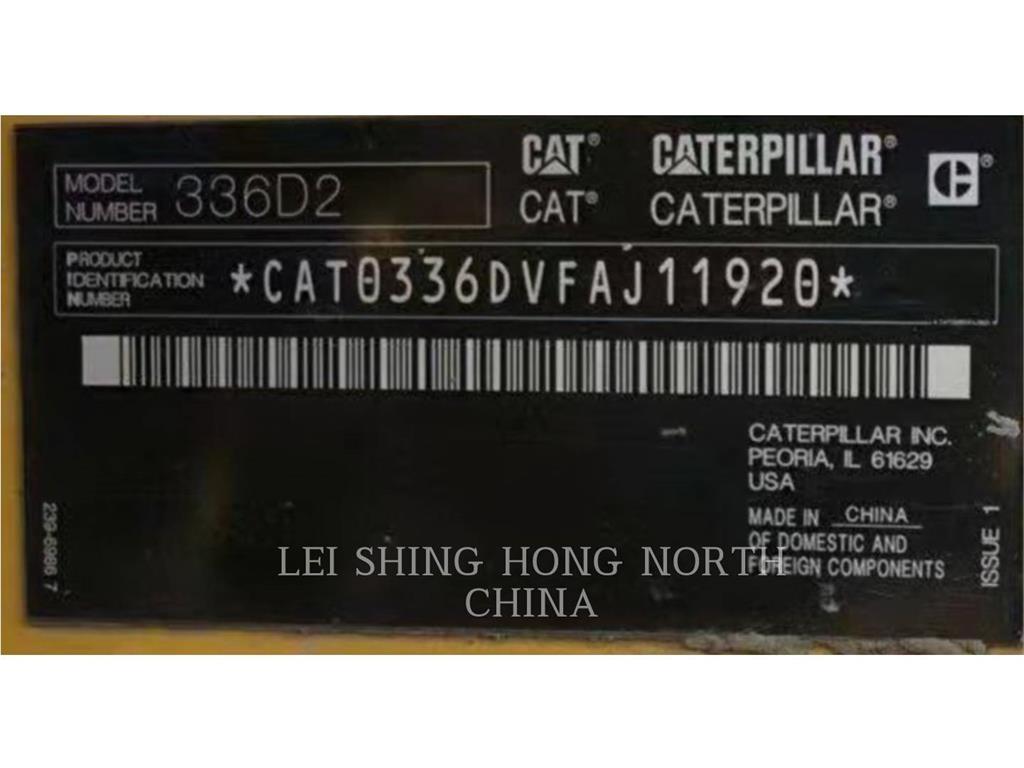 CAT 336D2 Excavadoras sobre orugas