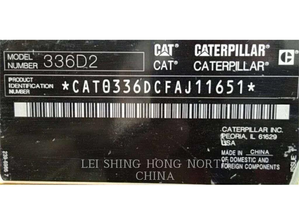 CAT 336D2 Excavadoras sobre orugas