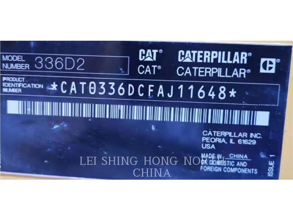 CAT 336D2 Excavadoras sobre orugas