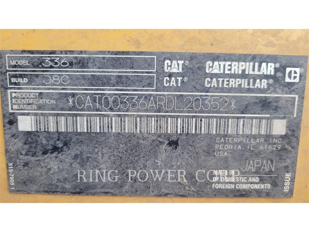 CAT 336HYDTHUM Excavadoras sobre orugas