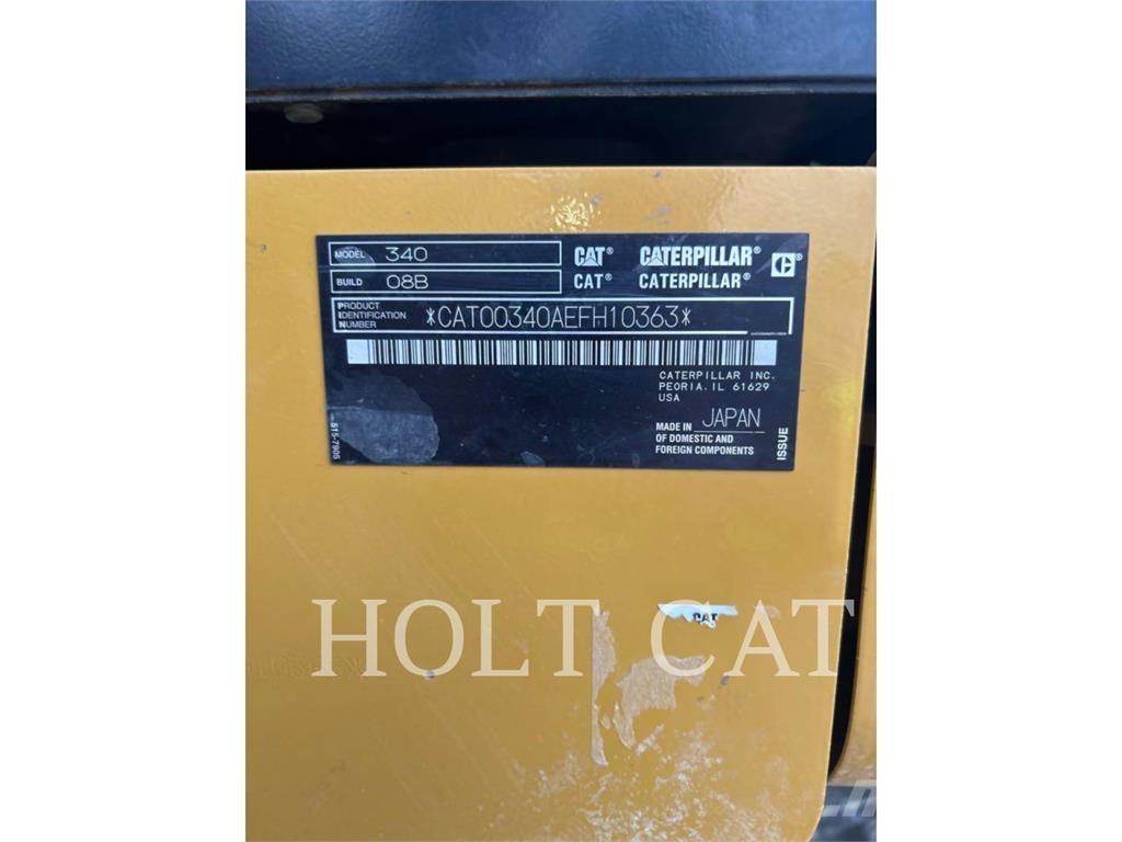 CAT 340 10 TC Excavadoras sobre orugas