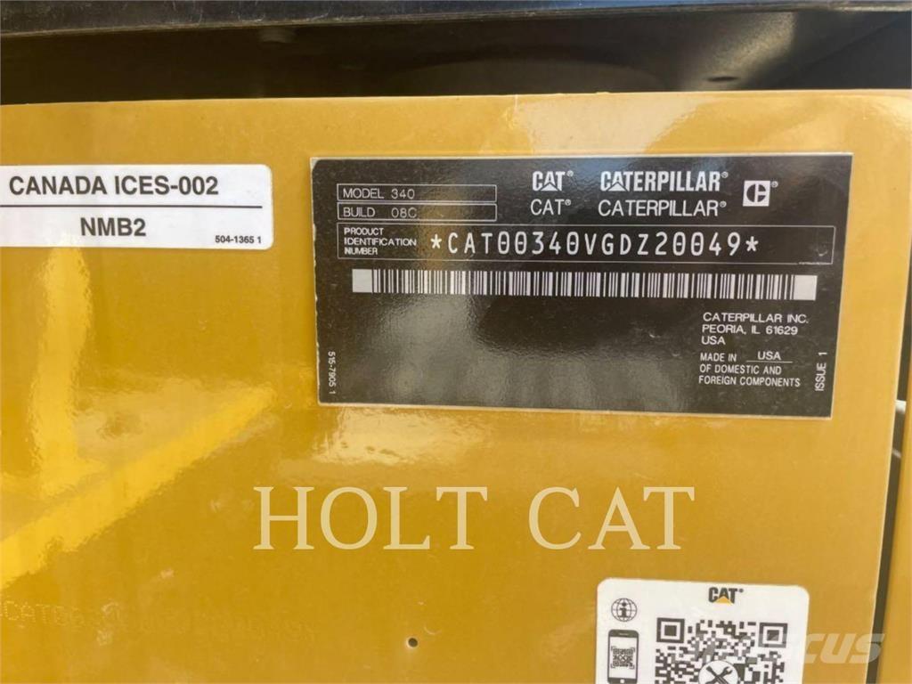 CAT 340 10 TC Excavadoras sobre orugas