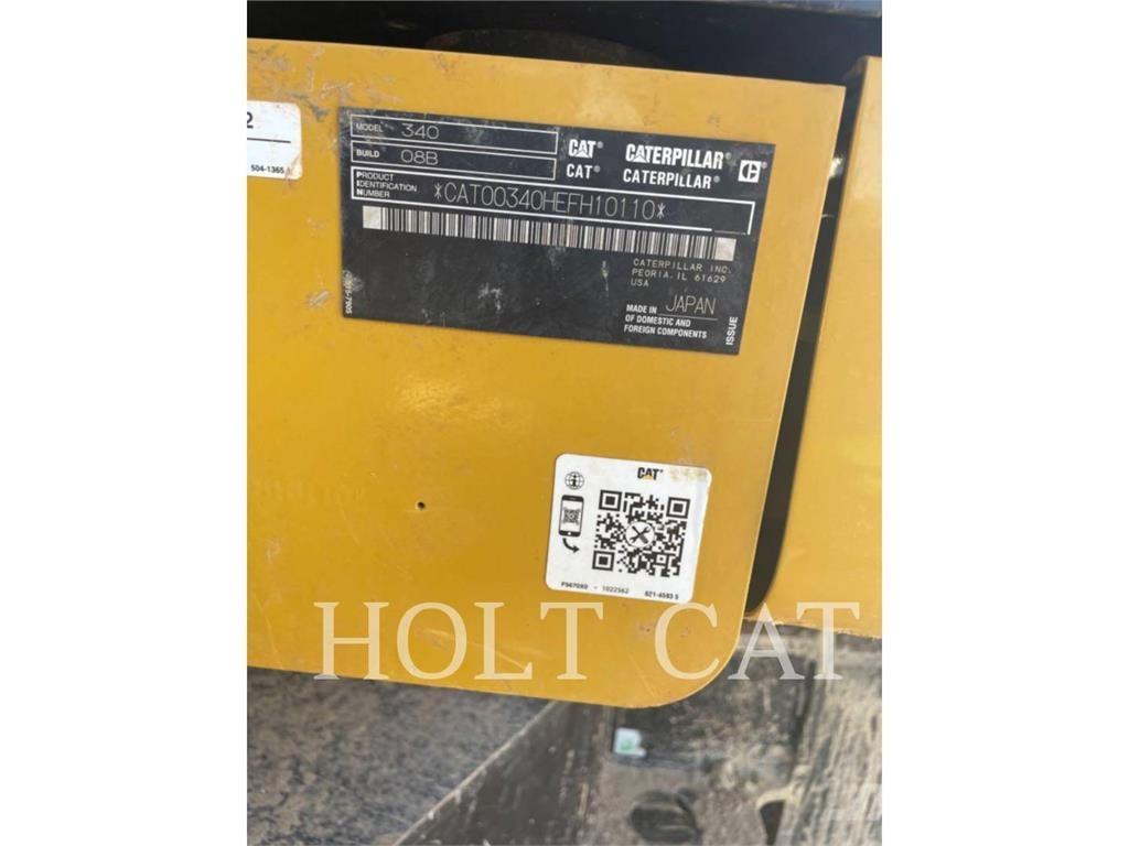 CAT 340 12 TC Excavadoras sobre orugas