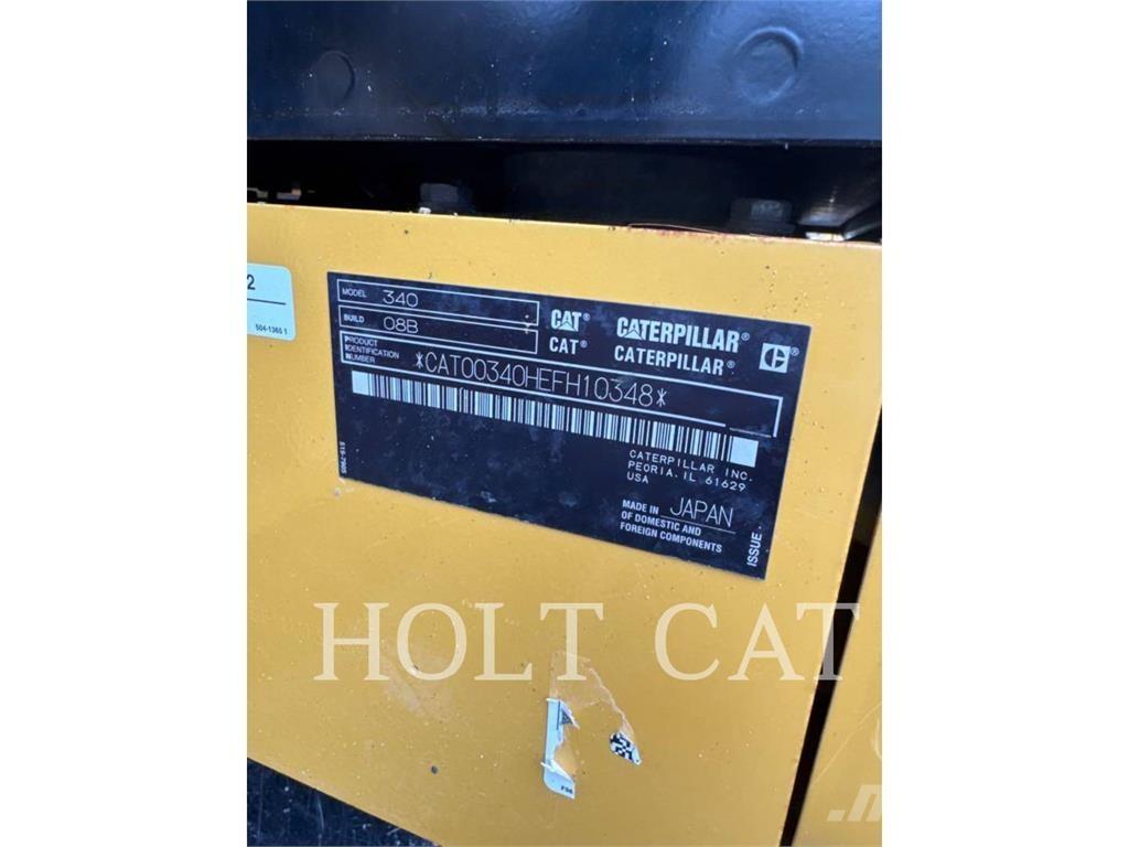 CAT 340 12 TC Excavadoras sobre orugas