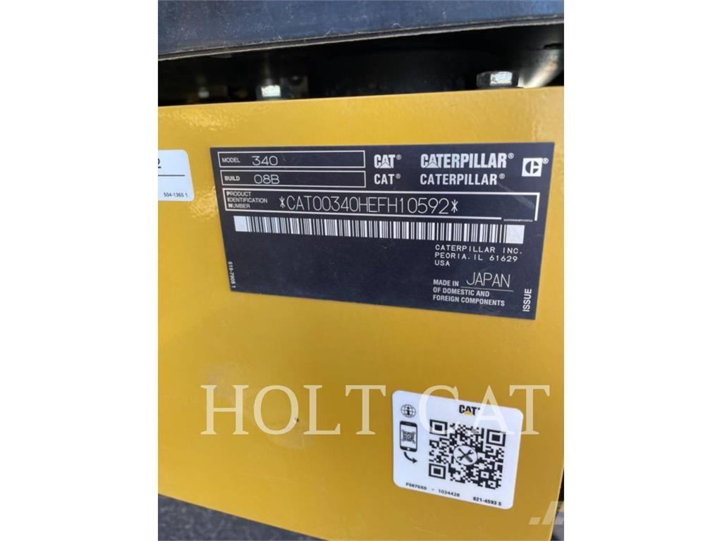 CAT 340 12 TC Excavadoras sobre orugas