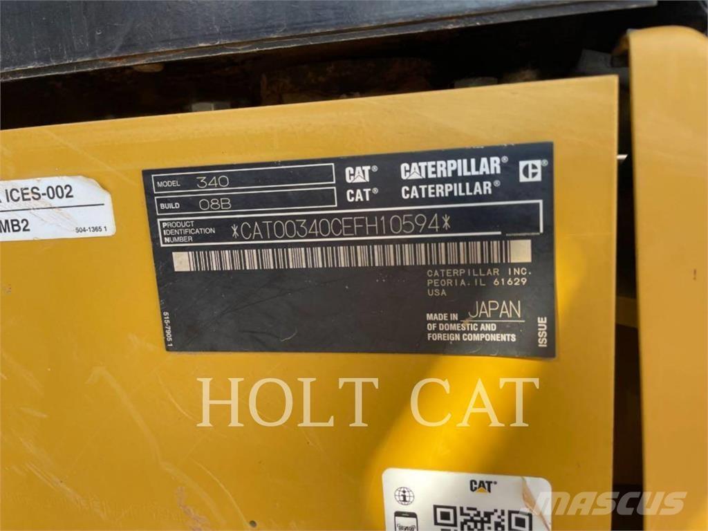 CAT 340 12 TC Excavadoras sobre orugas