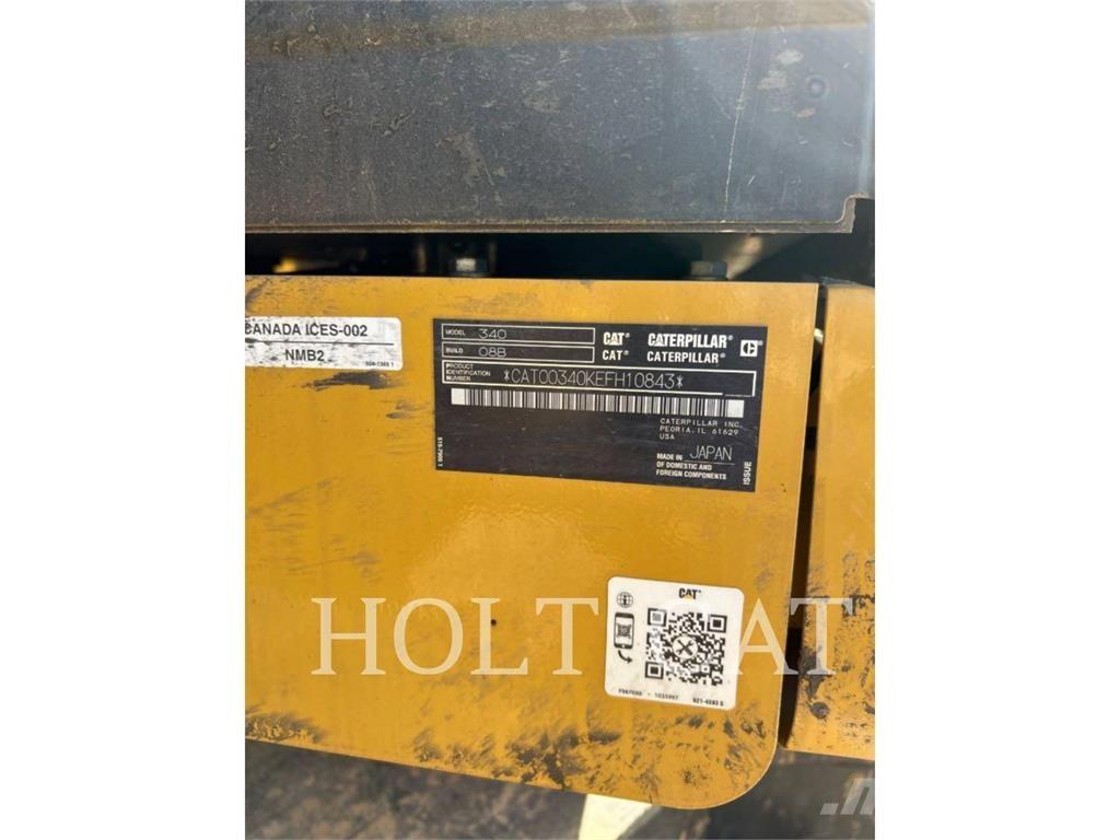 CAT 340 12 TC Excavadoras sobre orugas