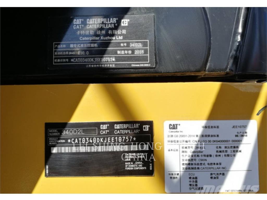 CAT 340D2L Excavadoras sobre orugas