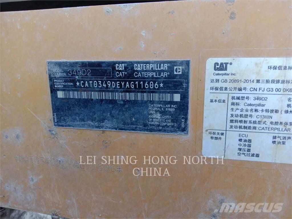 CAT 349D2 Excavadoras sobre orugas