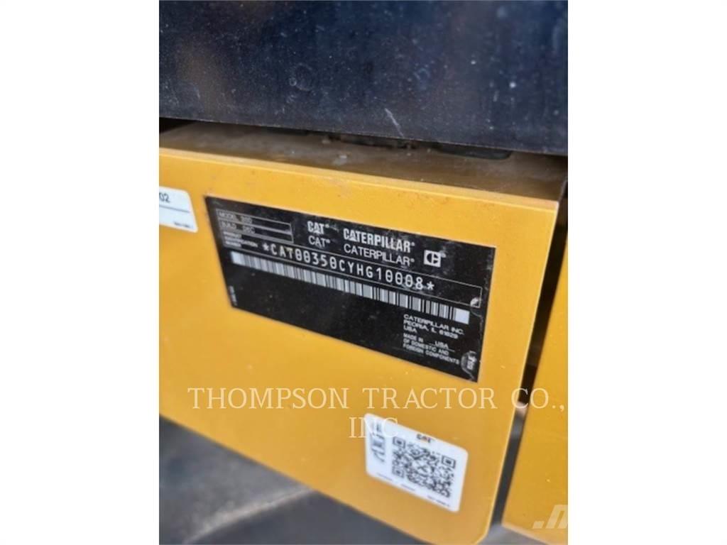 CAT 350 Excavadoras sobre orugas