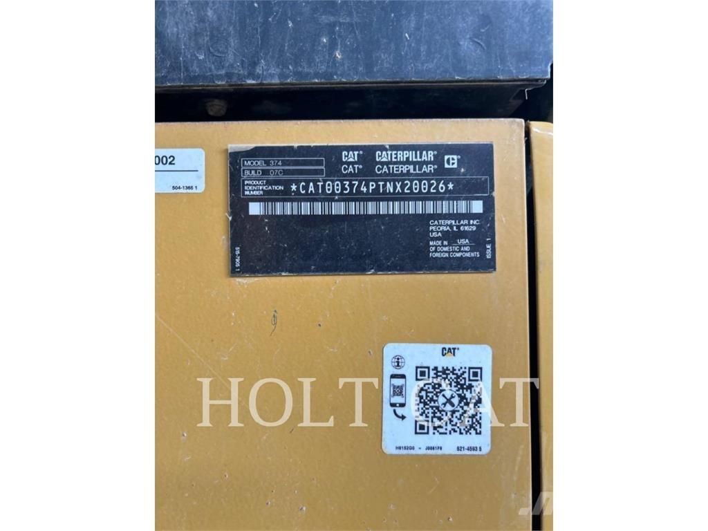 CAT 374 Excavadoras sobre orugas