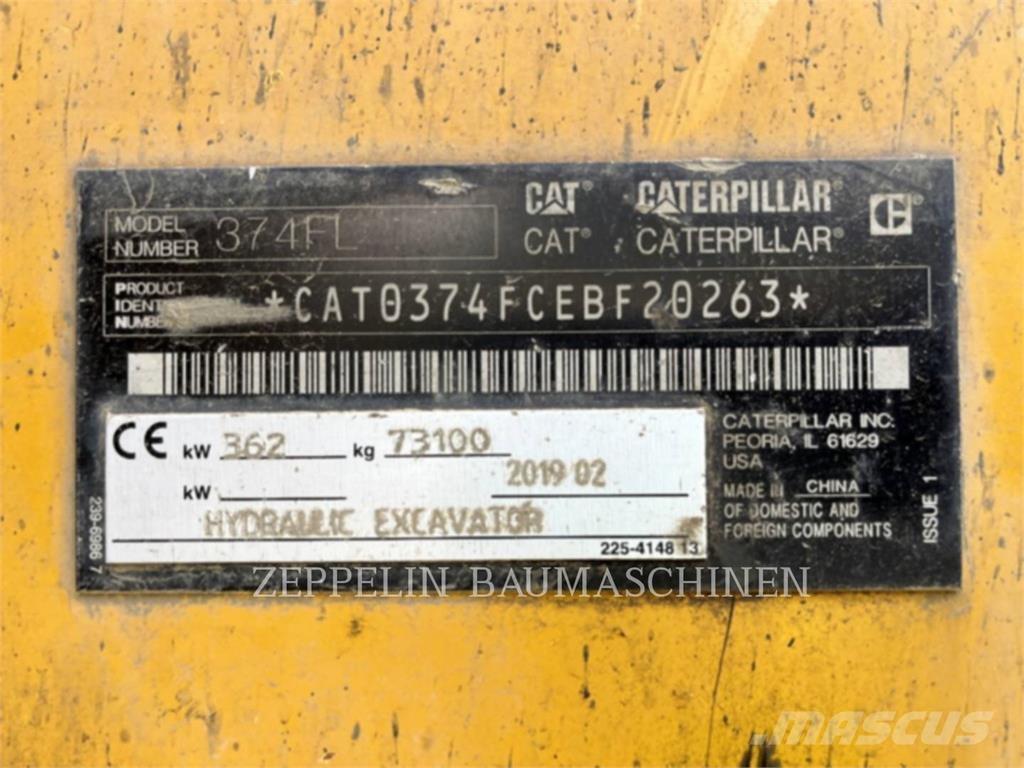 CAT 374FL Excavadoras sobre orugas