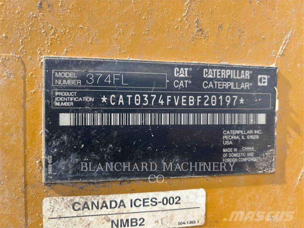 CAT 374FL Excavadoras sobre orugas