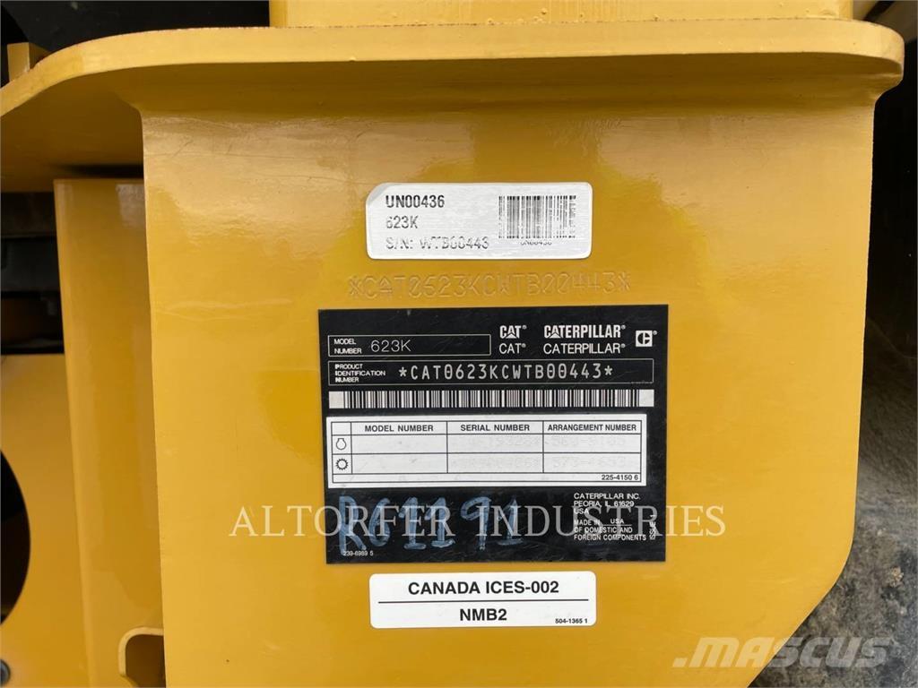CAT 623K Raspadoras