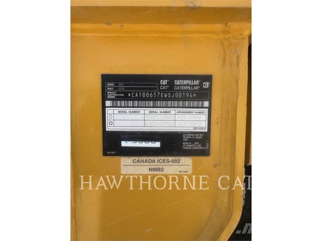 CAT 657 Raspadoras