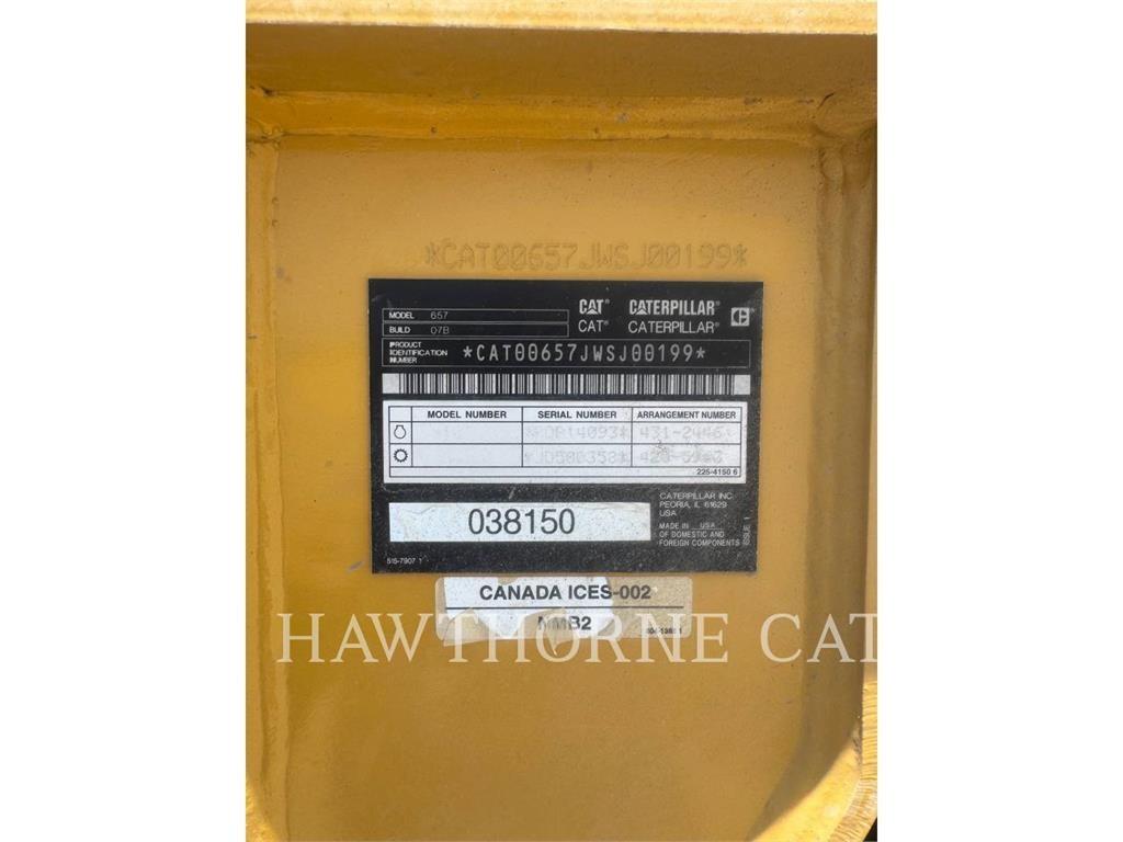 CAT 657 Raspadoras