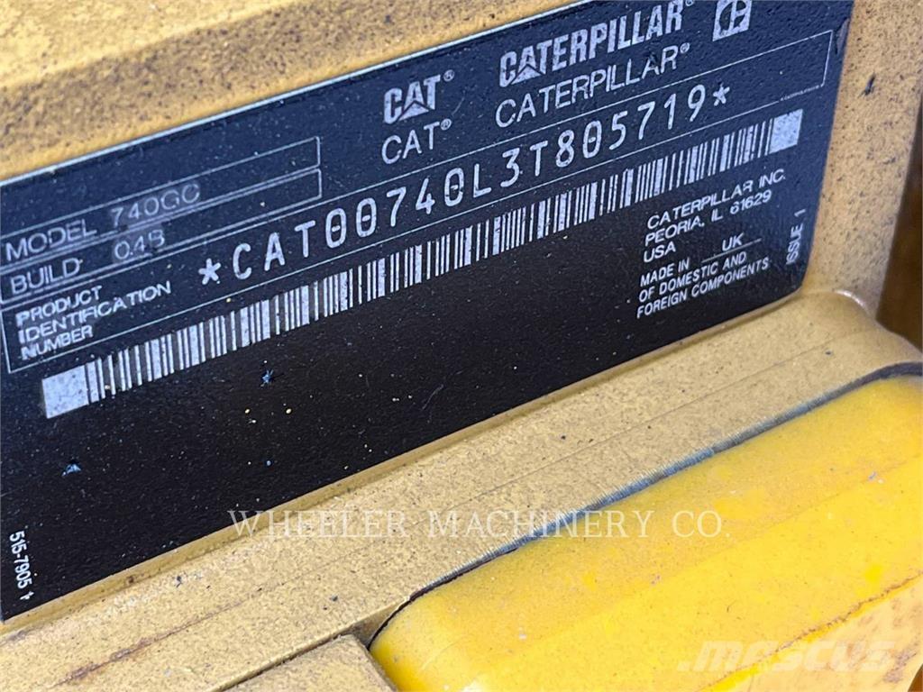 CAT 740 GC TG Camiones articulados