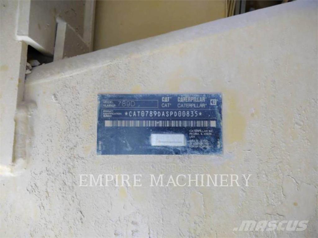 CAT 789D Camiones articulados