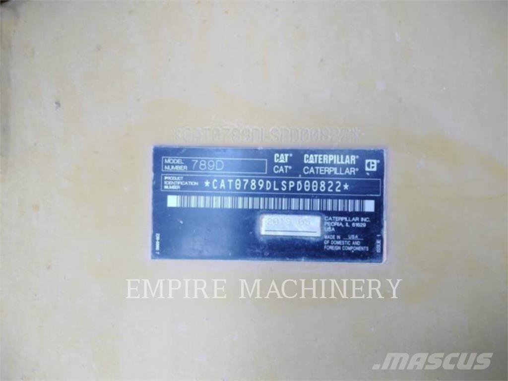 CAT 789D Camiones articulados